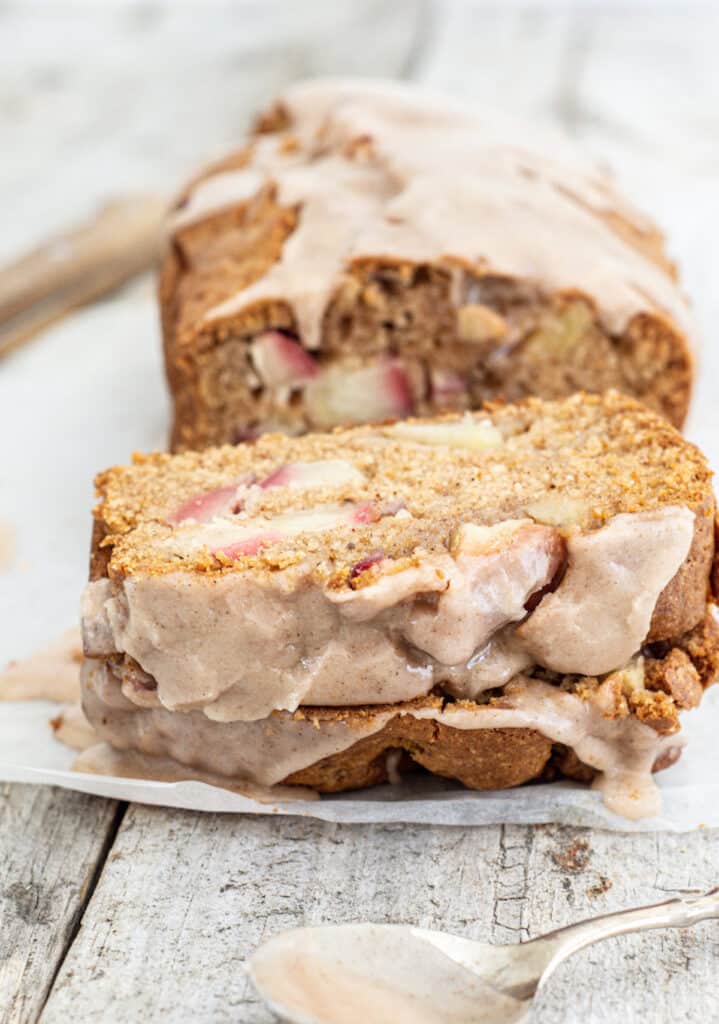 Easy Apple Bread Recipe With Cinnamon Glaze Baking With Butter