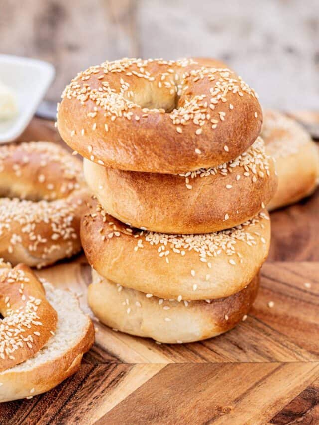 Overnight Bagel Recipe Baking With Butter