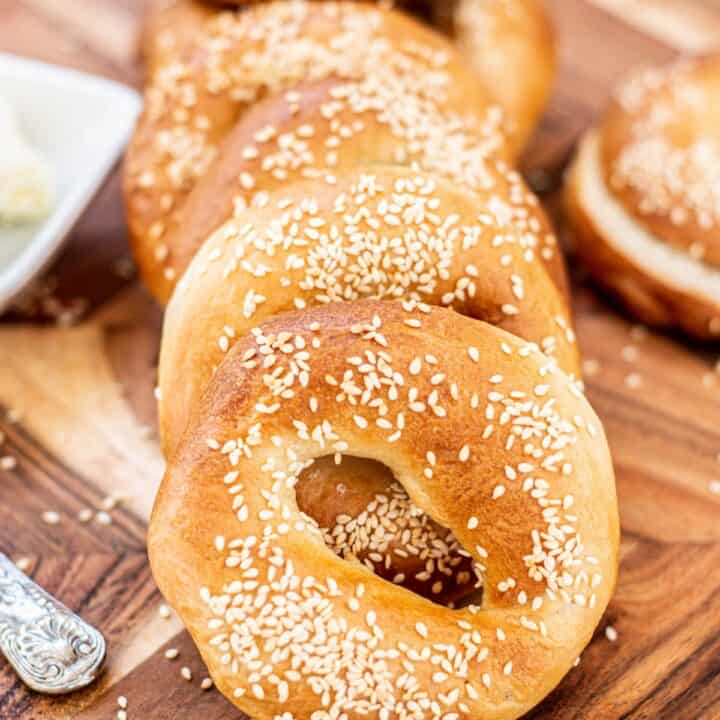 Easy Overnight Bagels 