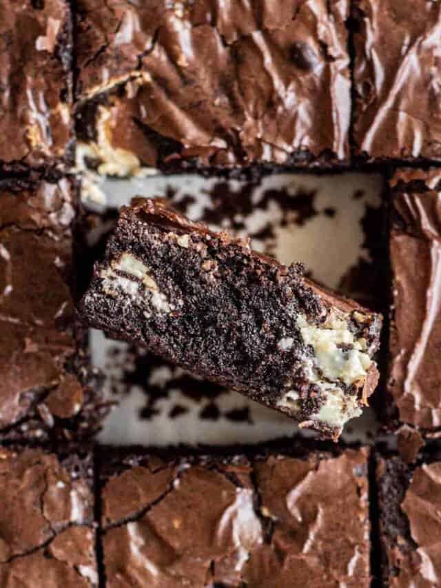 Triple Chocolate Brownies Baking With Butter