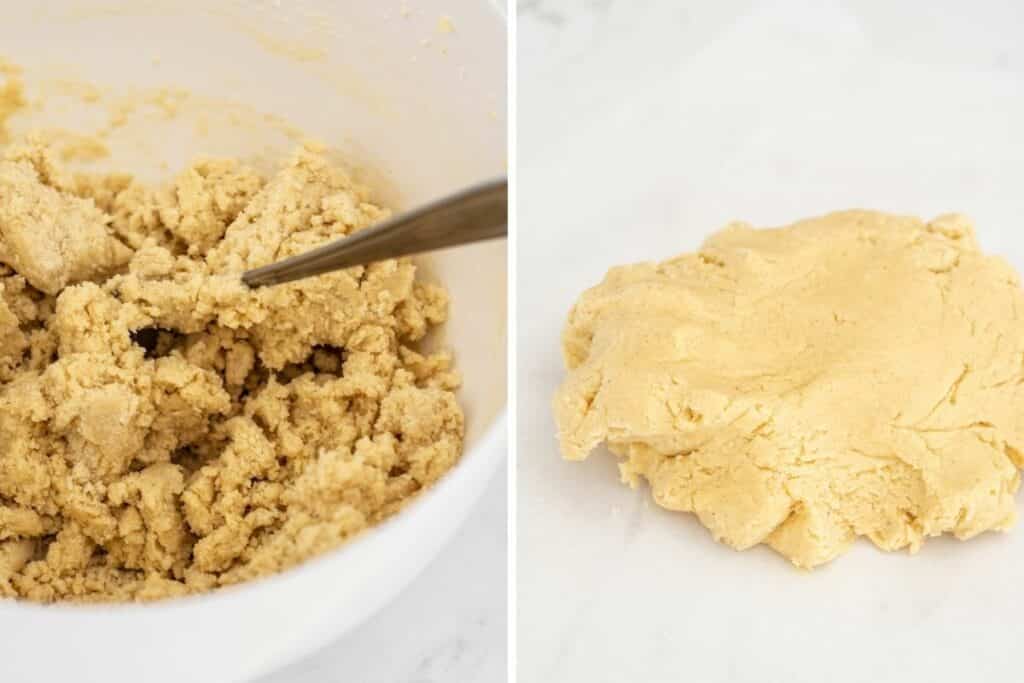 cookie dough side by side