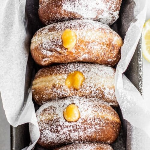 lemon curd donuts