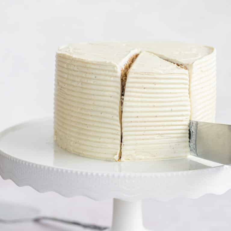 Mini Vanilla Cake with Brown Butter Frosting