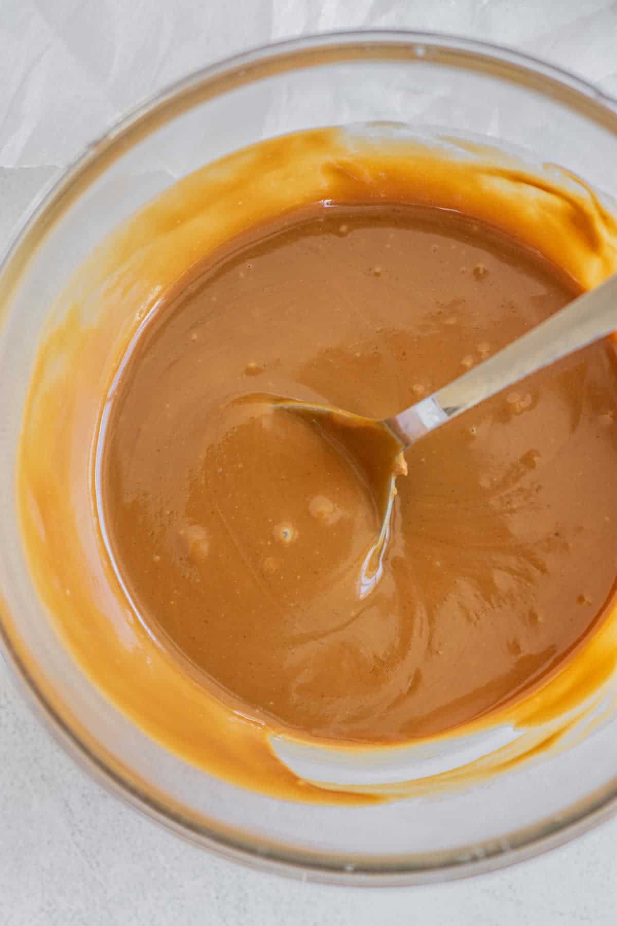 melted cookie butter.