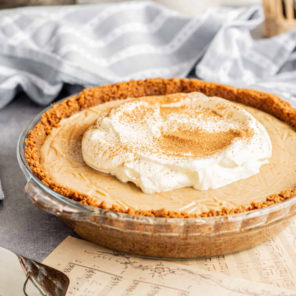 butterscotch cinnamon pie.