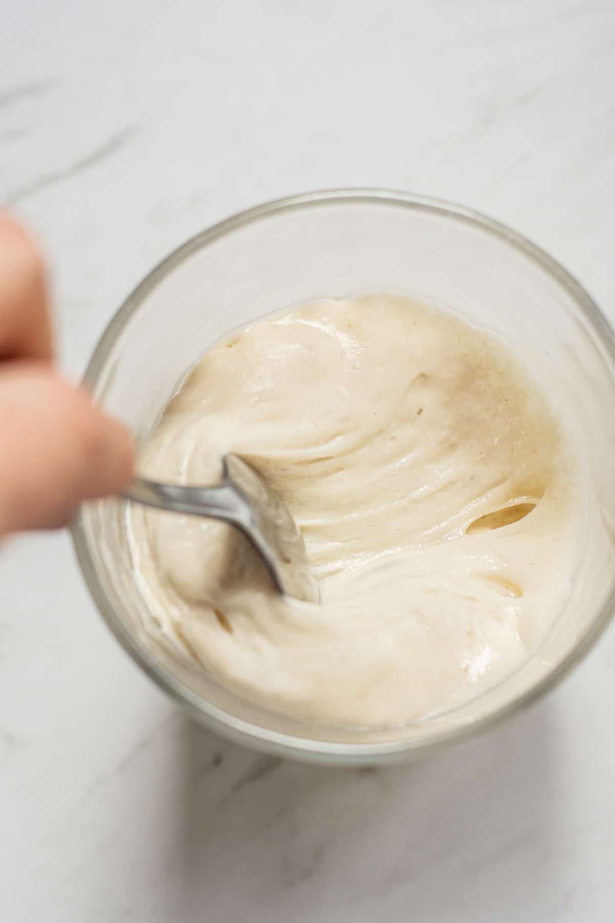 sourdough starter.