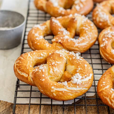 sourdough pretzels.
