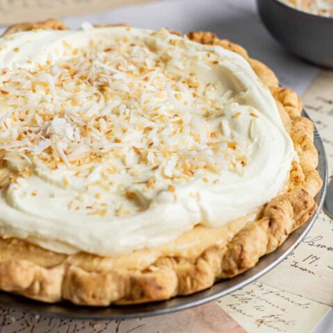 coconut cream pie.