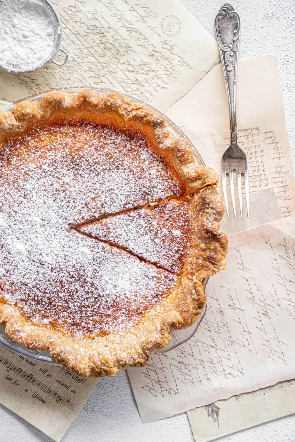 Buttermilk Chess Pie - Baking with Butter