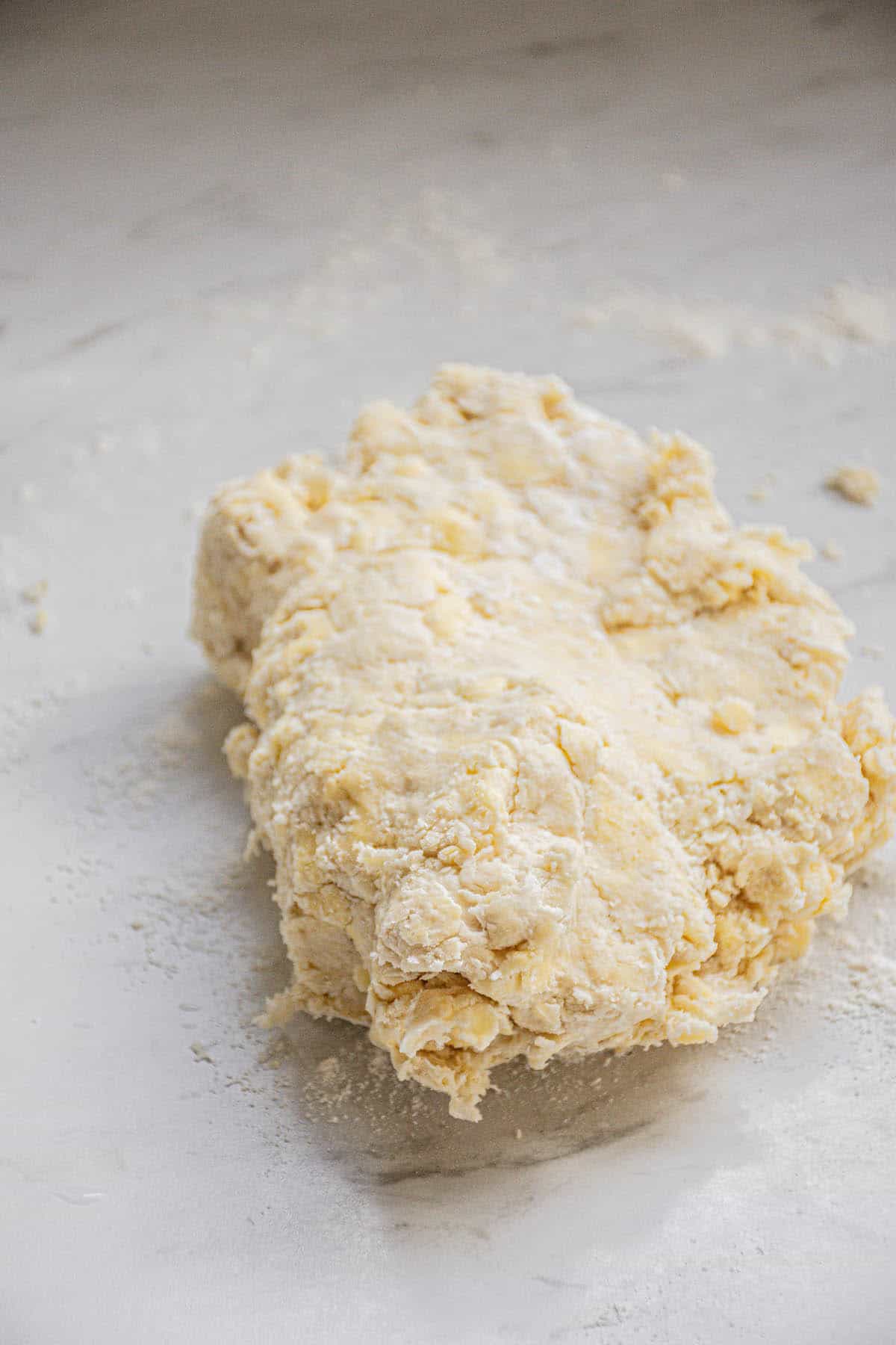 crumbly dough.