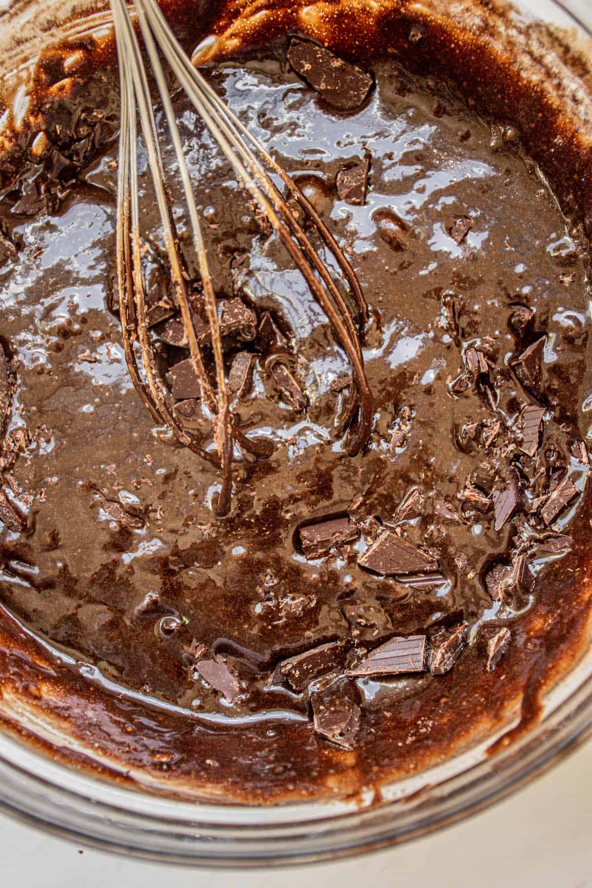 brownie batter.