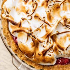 golden meringue.