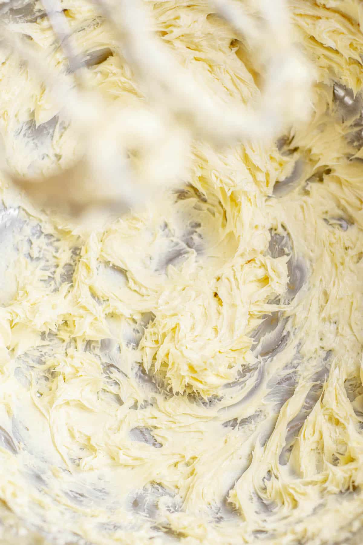 creamed butter.