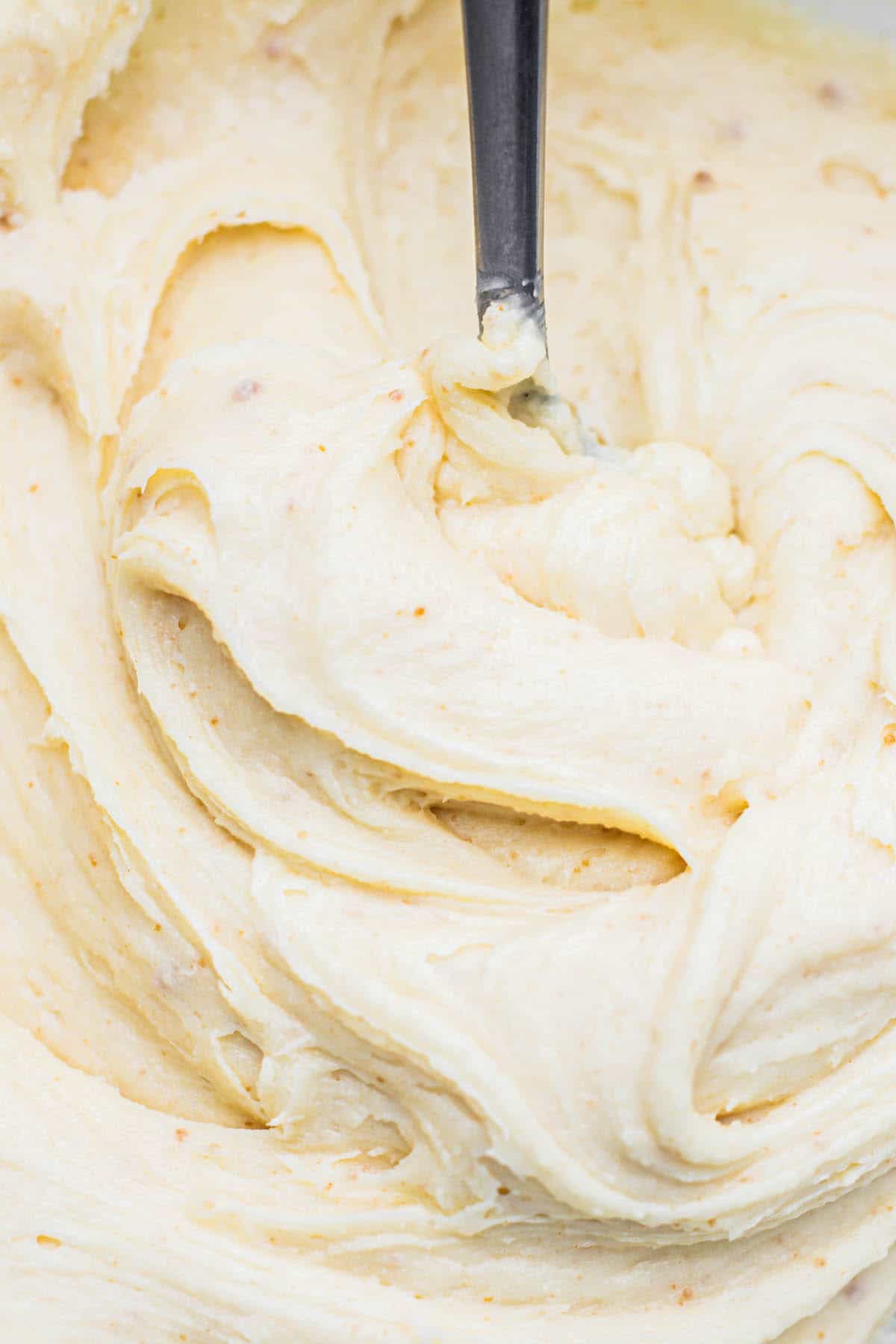 whipped brown butter frosting.