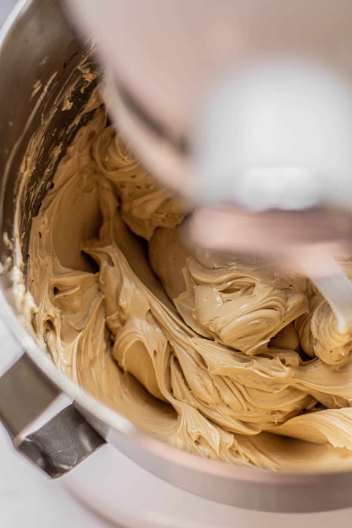 whipped coffee swiss meringue buttercream.