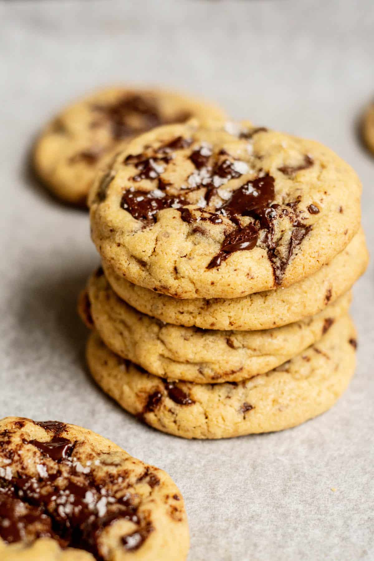 stacked cookies.