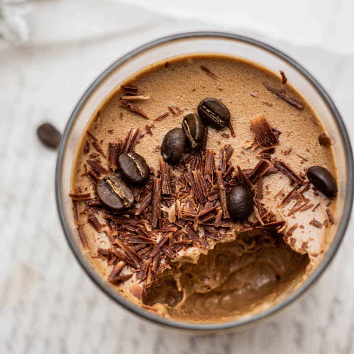eaten chocolate mousse.