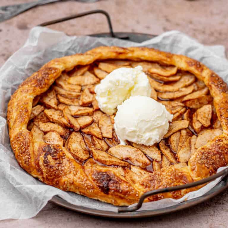 Apple Puff Pastry Galette