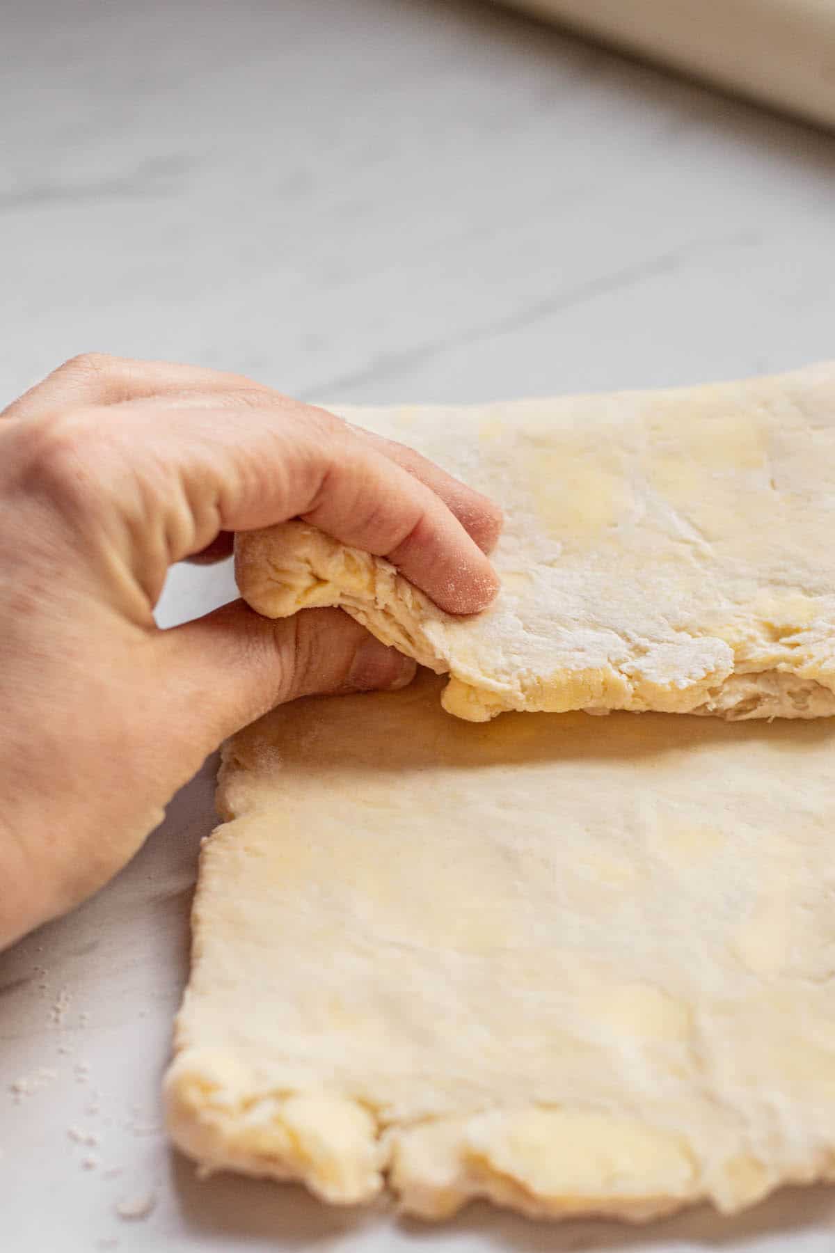rough puff pastry folding