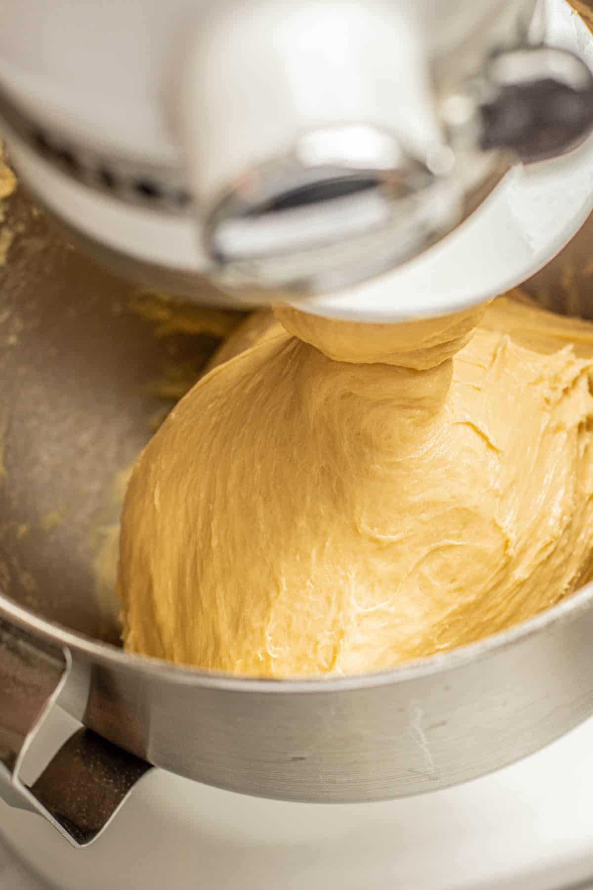 smooth brioche dough.