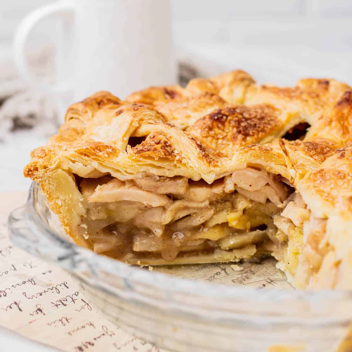 pie side view