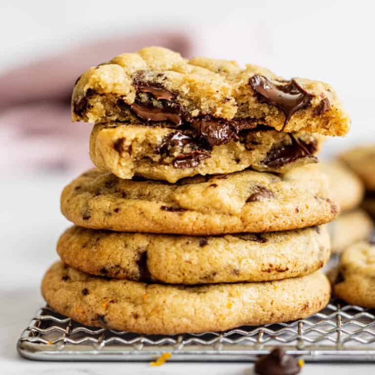 Chewy Orange Chocolate Chip Cookies