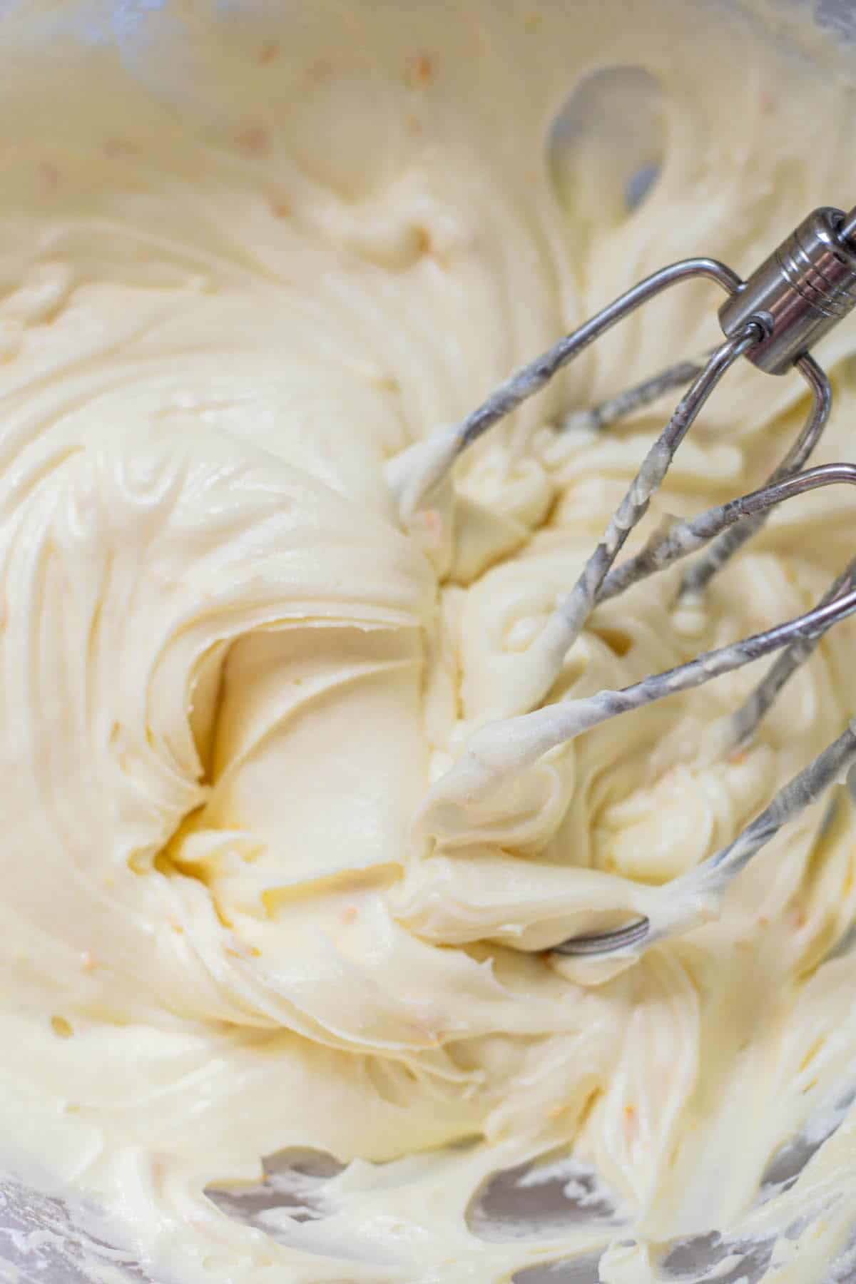 orange frosting whipped.