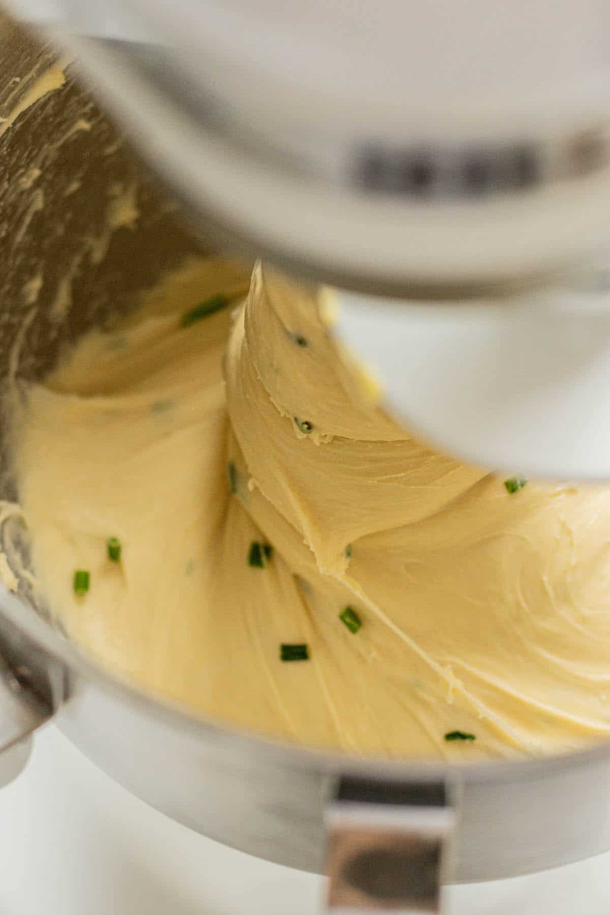 smooth and strong dough in stand mixer.