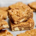 Stacked chai blondies.