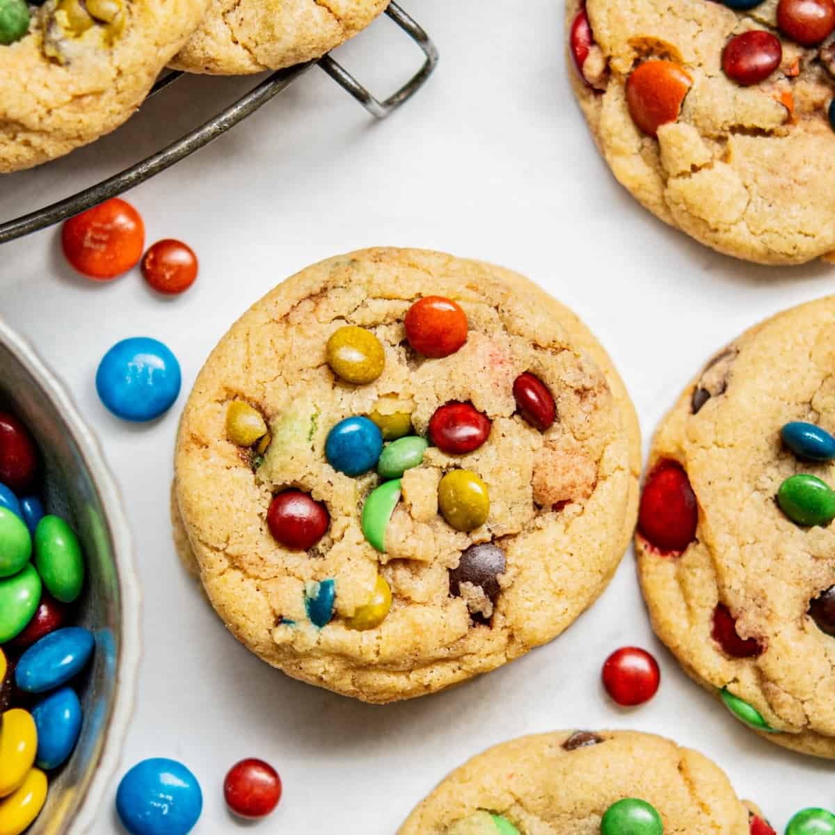 M&M cookies without brown sugar.