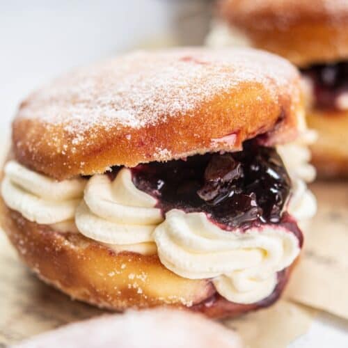 cherry doughnuts.
