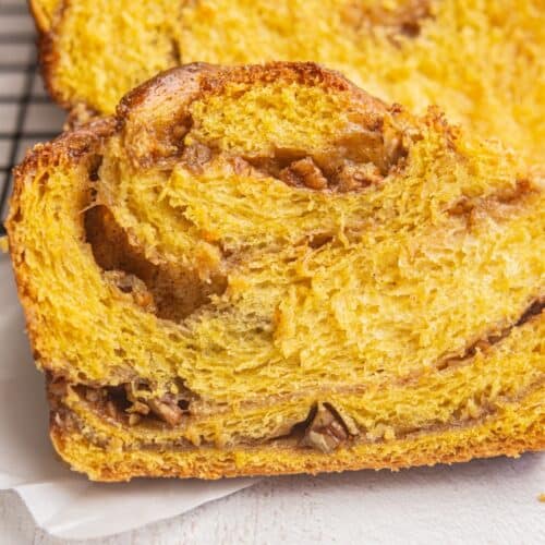 pumpkin babka.